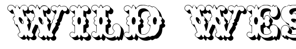 Wild West font preview
